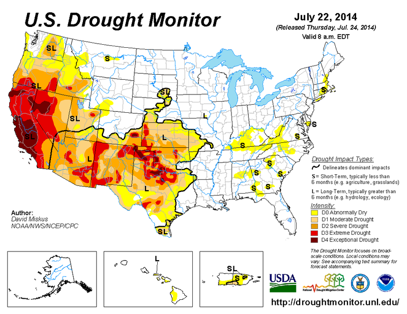 Illustration for article titled Drought Is Parching The United States From Underground, Too
